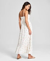 And Now This Women's Lace-Inset Fit & Flare Maxi Dress, Exclusively at Macy's
