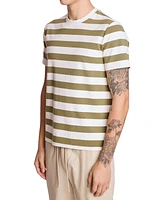 Paisley & Gray Men's Slim Fit Short Sleeve Striped T-Shirt