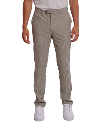 Paisley & Gray Men's Downing Slim Fit Seersucker Pants