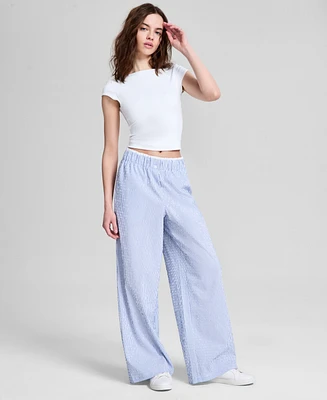 And Now This Women's Boxer Wide-Leg Pants, Exclusively at Macy's