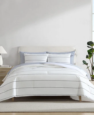 Nautica Naval Stripe -Pc. Duvet Cover Set