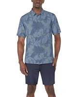 Pga Tour Men's Tropical Woven Button-Down Shirt