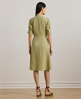 Lauren Ralph Lauren Women's 100% Linen Shirtdress