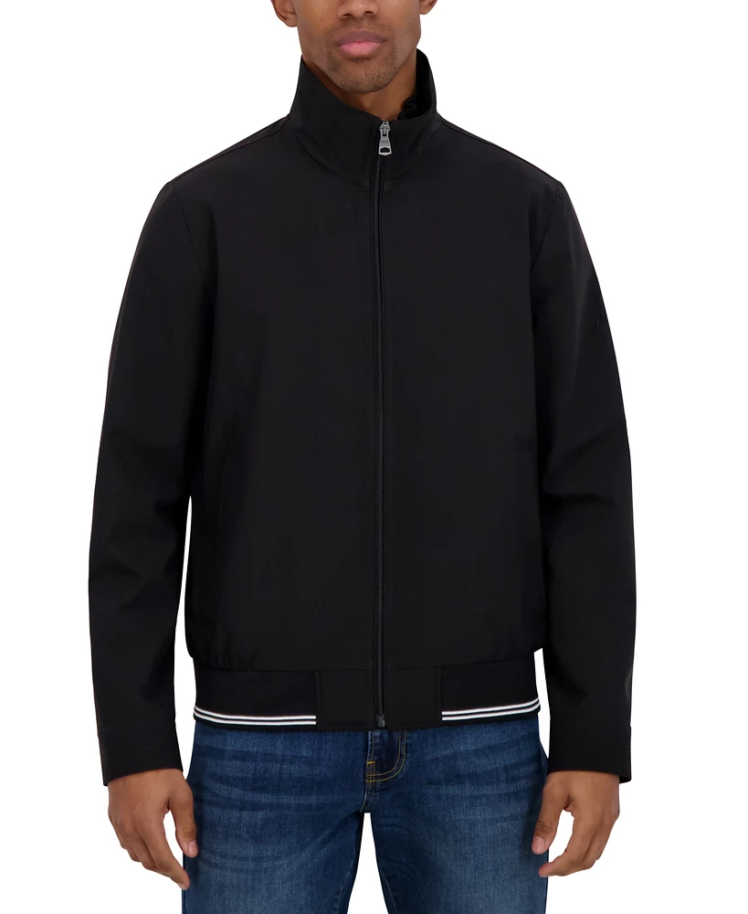 Nautica Men's Zip-Front Bomber Jacket