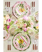 Mackenzie-Childs Pink Check Round Platter