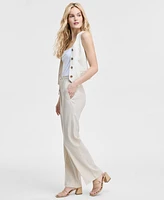 Jones New York Women's Pull-On Wide-Leg Pants