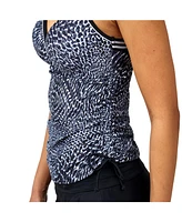 Free Country Women's Track Stripe Tankini Top