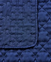 Seventh Studio Leaf Solid Pinsonic Microfiber -Pc. Quilt Set