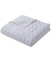Seventh Studio Leaf Solid Pinsonic Microfiber -Pc. Quilt Set