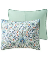 Seventh Studio Sopha Floral Pinsonic Microfiber -Pc. Quilt Set