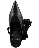 Jeffrey Campbell Grateau Sculpted High-Heel Lace-Up Mules