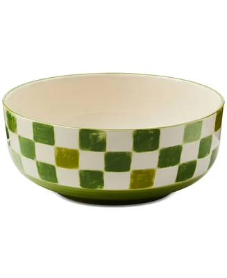 MacKenzie-Childs Check Serving Bowl