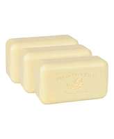 Pre de Provence Moisturizing 150g French Soap Bar, Quad-Milled, Long Lasting, Moisturizing, Rich, Creamy Lather (Set of 3)