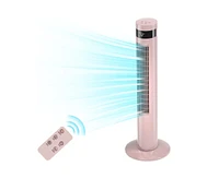 Kismile Tower Fan Portable Electric Oscillating Quiet Cooling Remote Control Standing Bladeless Floor Fans 3 Speeds Wind Modes Timer Bedroom Offic