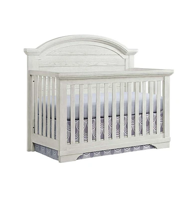 Westwood Design Foundry Wood Arch Top Convertible Crib in White Dove