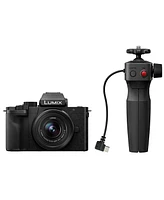Panasonic Lumix Dc-G100D Mirrorless Camera with G Vario 12-32mm f/3.5-5.6 Asph Ois Lens and Tripod Grip, Bundle with 32GB Sdhc Memory Card, 37mm Filte