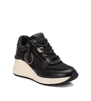 Carmela Leather Collection Women's Wedge Sneakers By Xti