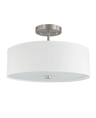 Dainolite 3 Light Incandescent Semi Flush Mount