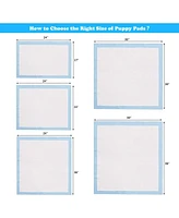 Puppy Pads 100 Count, 36" x30" Dog Pads, Powerful Absorbency, 5-Layer Design