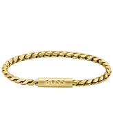 Hugo Boss Men's Doran Ionic Gold-Plated Chain Bracelet