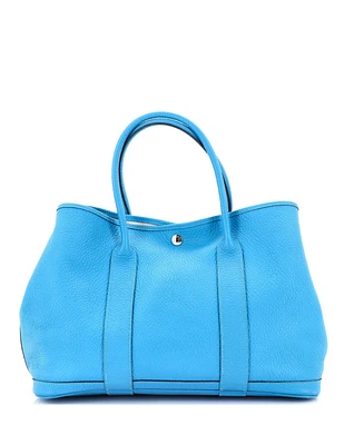 Pre-Owned Hermes Garden Party Tote Leather