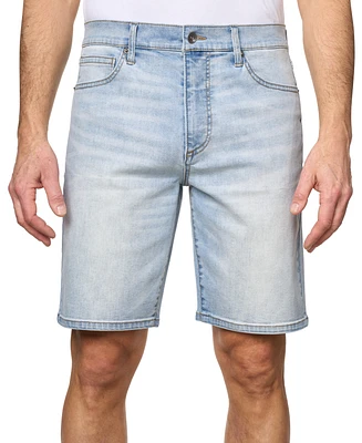 Lazer Men's Drew Slim-Fit Stretch 9-1/2" Denim Shorts
