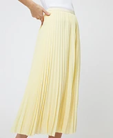 French Connection Women's Sunburt Pleated Crepe Skirt