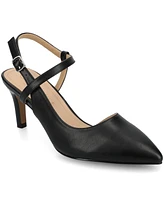 Journee Collection Women's Scipio Pointed Toe Pumps