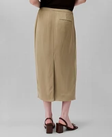 Calvin Klein Women's Satin Midi Skirt