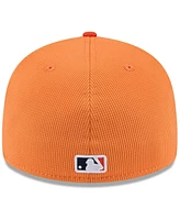 New Era Men's Orange Houston Astros 2025 Spring Training Low Profile 59FIFTY Fitted Hat