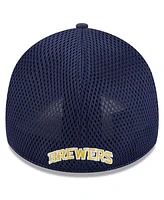 New Era Men's Yellow/Navy Milwaukee Brewers 2025 Spring Training 39THIRTY Flex Hat