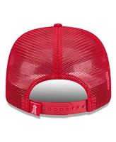 New Era Men's Red Los Angeles Angels 2025 Spring Training 9SEVENTY Stretch-snap Trucker Hat