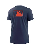 Nike Women's Navy Houston Astros Authentic Collection Early Work Tri-Blend T-Shirt