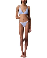 Calvin Klein Women's Ideal Micro String Thong Underwear QD5115