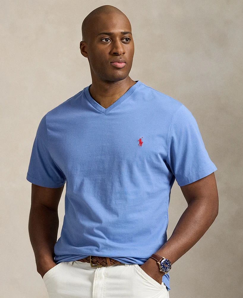 Polo Ralph Lauren Men's Big & Tall Classic Fit V-Neck T-Shirt