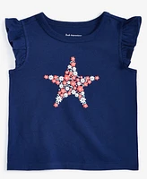First Impressions Baby Girls Flower Star Graphic T-Shirt, Exclusively at Macy's
