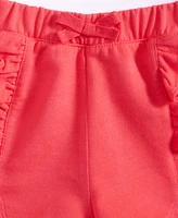 First Impressions Baby Girls Ruffled French Terry Shorts, Exclusively at Macy's