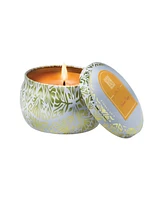 Aromatique Valencia Printed Tin Candle with Lid, 4 oz.
