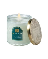 Aromatique The Smell of Gardenia Textured Glass Candle with Lid, 6 oz.