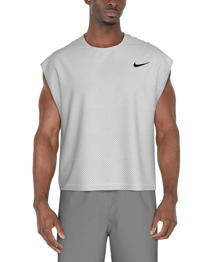 Nike Men's Swim Cover Up Cropped Mesh Tank Top