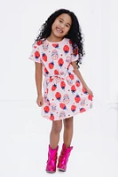 Marvel Spider-Man Girls French Terry Skater Dress Toddler to Big Kid