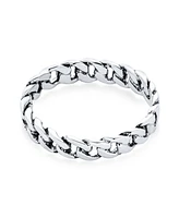 Bling Jewelry Unisex Braided Celtic Eternity Band Knot Sterling Silver Ring