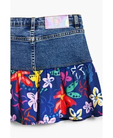 Desigual Girls Girls's Ruffled denim skirt