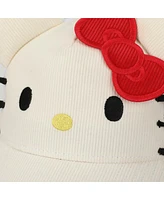 Hello Kitty Big Face Women's White Trucker Hat