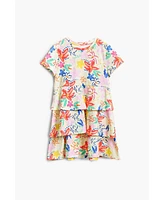 Desigual Girls's Ruffled print dress