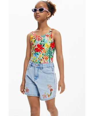 Desigual Girls Girls's Tropical print swimsuit