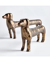 Connley Dogs Sculptures Set Decorative Objects of 2
