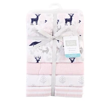 Hudson Baby Infant Girl Cotton Flannel Receiving