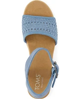 Toms Women's Diana Platform Wedge Sandals