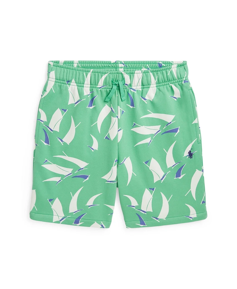 Polo Ralph Lauren Big Boys Sailboat-Print French Terry Short